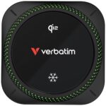 Car holder with wireless charger Verbatim n Drive Qi2 15W RGB CND-01 black 31860 - imagine 3