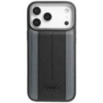 Case Audi A6 Synthetic Leather MagSafe for iPhone 17 Pro Max black