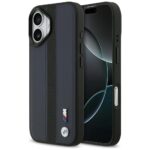 Case BMW M Perforated Stripe Logo MagSafe for iPhone 17 navy blue