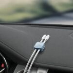 UNIQ Pod self-adhesive cable organizer 8pcs chalk grey - imagine 2