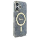 Guess GUHMP16SH4STB iPhone 16 6.1" blue hardcase IML 4G MagSafe - imagine 4