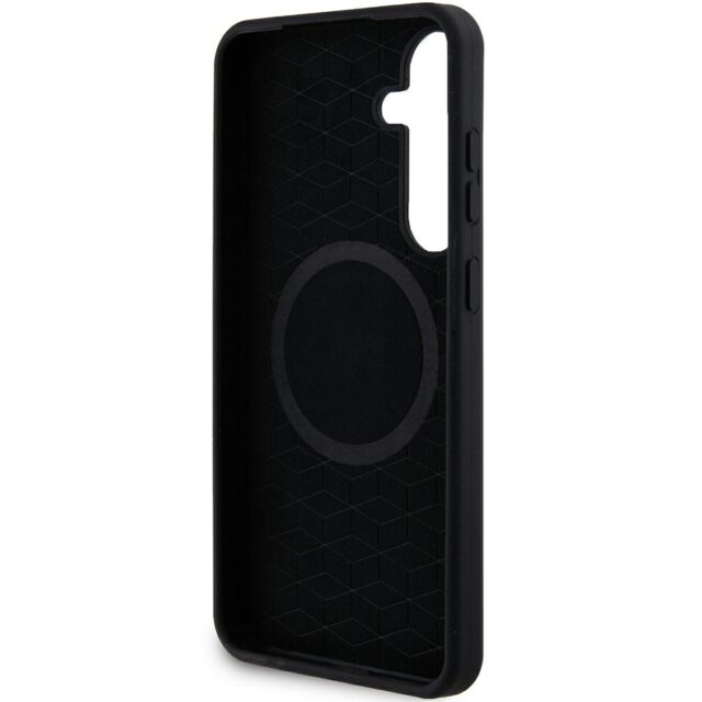 BMW BMHMS24M23SROK S24+ S926 black hardcase M Silicone Printed Ring MagSafe - imagine 7