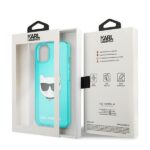 Karl Lagerfeld KLHCP13SCHTRB iPhone 13 mini 5,4" blue hardcase Glitter Choupette Fluo - imagine 8