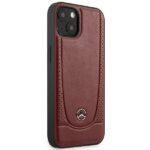Mercedes MEHCP14MARMRE iPhone 14 Plus / 15 Plus 6.7" Red Hardcase Leather Urban Bengale - imagine 4