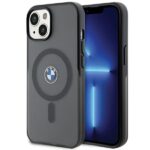 BMW BMHMP15SDSLK iPhone 15 / 14 / 13 6.1" black hardcase IML Signature MagSafe