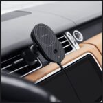 Car mount with wireless charger PITAKA MagEZ Pro 2 Qi2 15W NFC MagSafe black grey - imagine 8