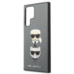 Karl Lagerfeld KLHCS22LSAKICKCSL S22 Ultra S908 silver Saffiano Karl & Choupette Head - imagine 6