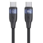 USAMS Cable U85 USB-C to USB-C 100W 1.2mPD Fast Charging black SJ632USB01 (US-SJ632)