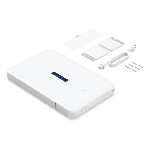 Ubiquiti UDW Dream Wall | Console | Wi-Fi6, 10G SFP+, 1G RJ45 PoE++, 2.5G RJ45 WAN, touchscreen - imagine 2
