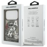 Karl Lagerfeld Liquid Glitter Choupette Logo MagSafe Case for iPhone 17 Pro Black - imagine 8