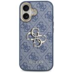 Case Guess 4G Big 4G Classic Logo for iPhone 17 blue gold - imagine 3