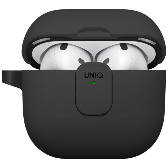 Case UNIQ Clyde for AirPods 4 Lock Case   black - imagine 3