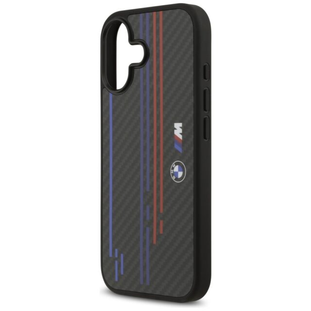 Case BMW M Kevlar Lines & Logo MagSafe for iPhone 17 black - imagine 5