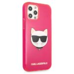 Karl Lagerfeld KLHCP12MCHTRP iPhone 12/12 Pro 6,1" pink hardcase Glitter Choupette Fluo - imagine 4