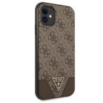 Guess GUHCN61PU4GHBR iPhone 11 6,1" / Xr 6,1" brown hardcase 4G Triangle Collection - imagine 6