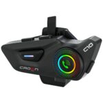 Motorcycle intercom Crown C10 Bluetooth 5.3 black - imagine 7