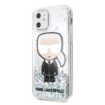 Karl Lagerfeld KLHCN61LGIRKL iPhone 11 6,1" / Xr hardcase Glitter Iridescent Ikonik - imagine 2