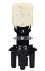 Extralink Grant | FTTX Closure | 2 trays, 24 core, black - imagine 2