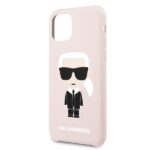 Karl Lagerfeld KLHCN58SLFKPI iPhone 11Pro hardcase light pink Silicone Iconic - imagine 3