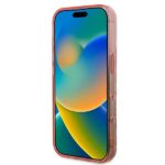 Guess GUHMP16LHFWBDCEP iPhone 16 Pro 6.3" pink hardcase IML Flower & Tonal Circle MagSafe - imagine 5