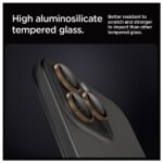 Spigen Optik Pro Glas.TR "EZ FIT" iPhone 16 Pro/Pro Max 2pcs desert titanium AGL08862 - imagine 6