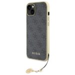Guess GUHCP15MGF4GGR iPhone 15 Plus / 14 Plus 6.7" grey hardcase 4G Charms Collection - imagine 2
