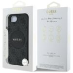 Case Guess 4G Circle Classic Logo MagSafe for iPhone 16e black - imagine 8