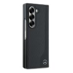 Mercedes MEHMZFD623RBGVK Z Fold6 F956 czarny/black Leather Wood Imitation MagSafe - imagine 5