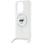 Karl Lagerfeld KLHMP13XHCCHNT iPhone 13Pro Max 6.7" hardcase transparent IML Choupette Head & Cord M - imagine 5