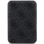 Guess Induction Powerbank 15W GUPB5FP4EMGK 5000mAh black 4G Leather Metal Logo MagSafe - imagine 2