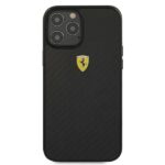 Ferrari FERCAHCP12LBK iPhone 12 Pro Max6,7" black hardcase On Track Real Carbon - imagine 3