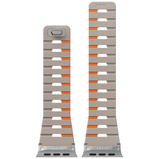 Strap Skinarma Gemini for Apple Watch     49/46/45/44 mm grey - imagine 3