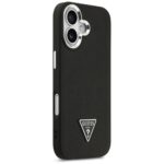 Guess Grained Triangle Logo MagSafe case for iPhone 17 black - imagine 4