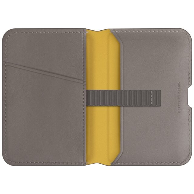 Magnetic RFID wallet UNIQ Lyden DS stand phone gray - imagine 2