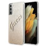 Guess GUHCS21SPCUGLSGO S21 G991 gold hardcase Glitter Gradient Script
