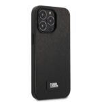 Karl Lagerfeld KLHCP13XSFMP2K iPhone 13 Pro Max 6,7" hardcase black Saffiano Plaque - imagine 4