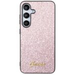 Guess GUHCS24SHGGSHP S24 S921 pink hardcase Glitter Script - imagine 3