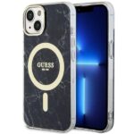 Guess GUHMP14MPCUMAK iPhone 14 Plus/ 15 Plus 6.7" black hardcase Marble MagSafe
