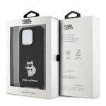 Karl Lagerfeld KLHCP15XSCBSCNK iPhone 15 Pro Max 6.7" hardcase black Crossbody Silicone Choupe - imagine 7