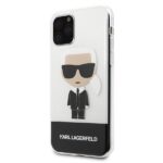 Karl Lagerfeld KLHCN58TPUTRIC iPhone 11Pro transparent Ikonik Karl - imagine 2