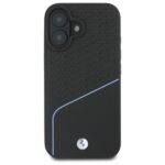 BMW BMHMP16S23RDCLK iPhone 16 6.1" black hardcase Sign Leather Textured And Line MagSaf - imagine 3