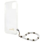 Guess GUHCP13SKPSWH iPhone 13 mini 5,4" Transparent hardcase White Pearl - imagine 7