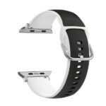 Beline Apple Watch Strap Silico Leather42/44/45/49mm Black-White/Black-White Box