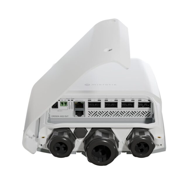 MikroTik CRS504-4XQ-OUT | Switch | Cloud Router Switch, 4x 100G QSFP28, 1x RJ45 100Mb/s, IP66 - imagine 5