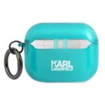 Karl Lagerfeld KLAPUCHFL AirPods Procover blue Choupette - imagine 2