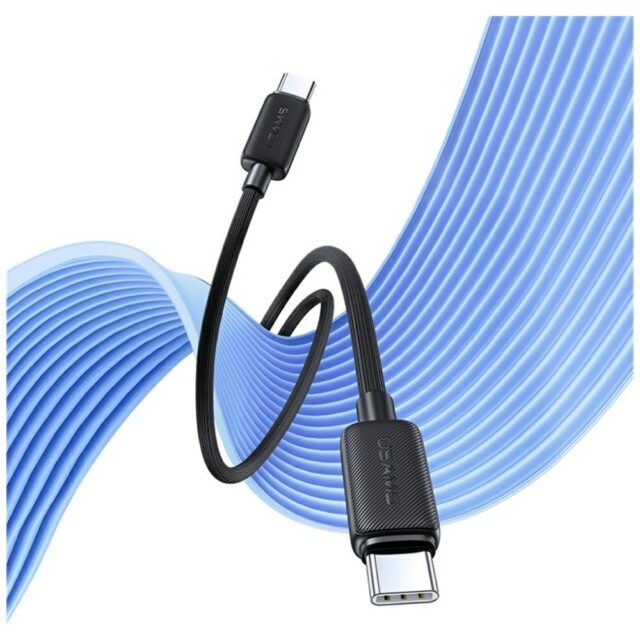 Cable USAMS KY Series US-SJ691 60W USB-C to USB-C 1m black - imagine 8