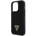Guess GUHCP14LHDGTPK iPhone 14 Pro 6.1" black hardcase Rhinestone Triangle - imagine 6