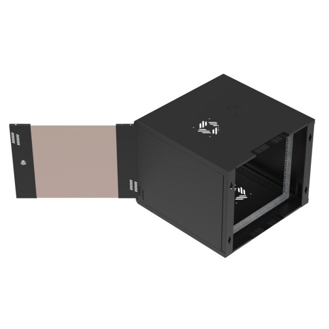 Extralink Premium 9U 600x600 Black | Rack cabinet | tool-free mounting, wall-mounted - imagine 5