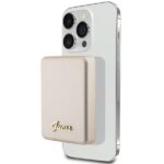 Guess Induction Powerbank 15W GUPBM5ALGSGD 5000mAh gold MagSafe Metal Script Logo