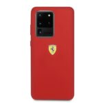 Ferrari Hardcase FESSIHCS69RE for Samsung Galaxy S20 Ultra (G988) Red Silicone Collection - imagine 3
